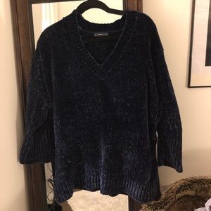 Zara chenille oversized sweater